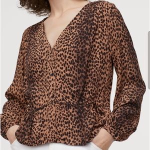 Leopard Print Blouse